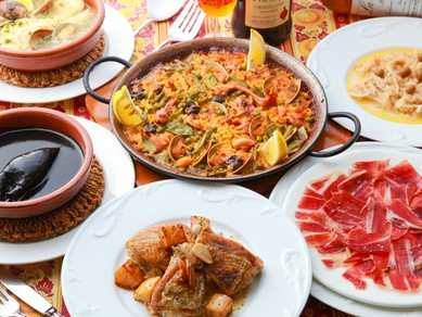 本場スペインの風を感じながら…