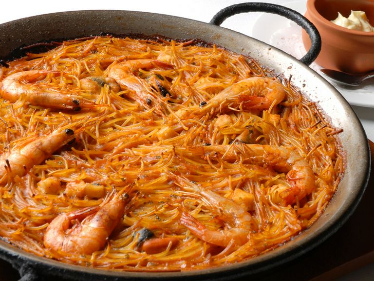 パスタのパエジャ