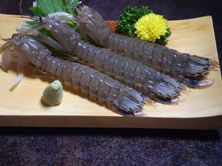 名物！活けしゃこ刺身1260yen