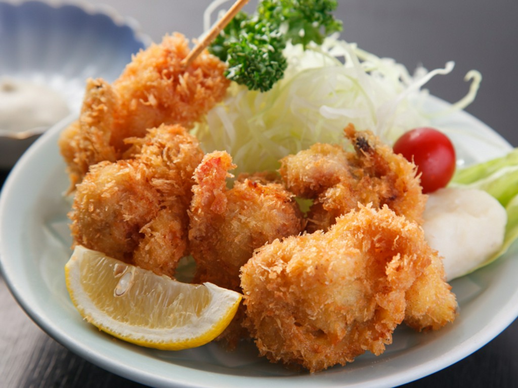 名物『大アサリフライ』　