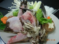 天然、養殖のクエ、ハタマスをボリュームたっぷりにどこよりもお値打ちに、提供させていただいております。