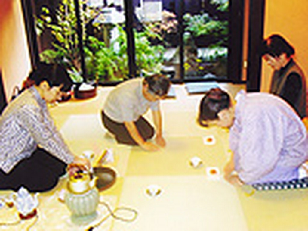 お煎茶教室風景