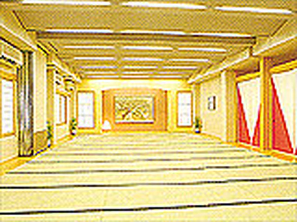 新しい徳良の自慢はこの大広間