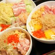 【お好み焼き】【もんじゃ焼き】【ねぎ焼き】【焼きそば】【焼きうどん】よりお選びいただきます