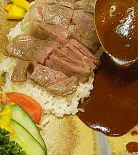 極上サーロインのステーキカレー