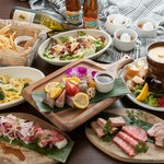 Borabora人気No.1☆定番の満足＆全9品の満足満腹プラン!!濃厚チーズフォンデュに嬉しいデザート付き！