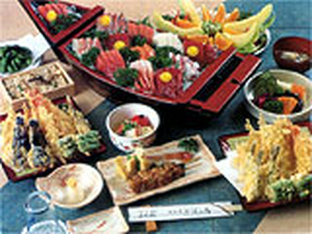 とれたての海の幸で舌鼓