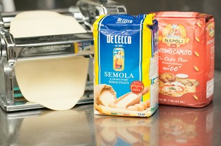 パスタ＆ピザにデュラムセモリナ粉を使用