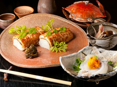 新鮮魚貝の旬の味と京野菜の彩りが楽しめる