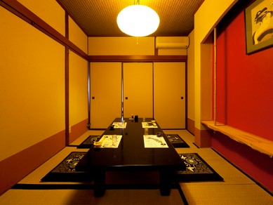 純和風の個室和空間で落ち着いた優美な時を過ごす