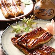こだわりのわさび醤油でいただく『しら焼』（二枚）　　