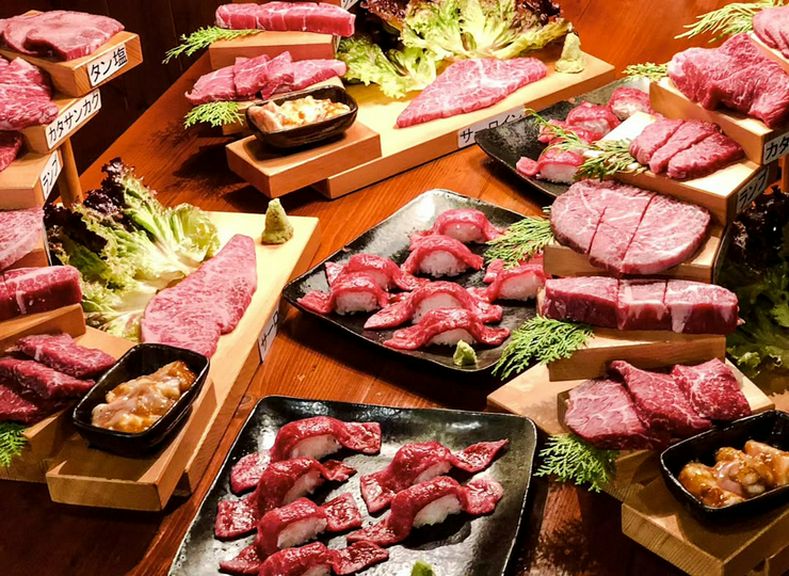 大人気の階段盛り