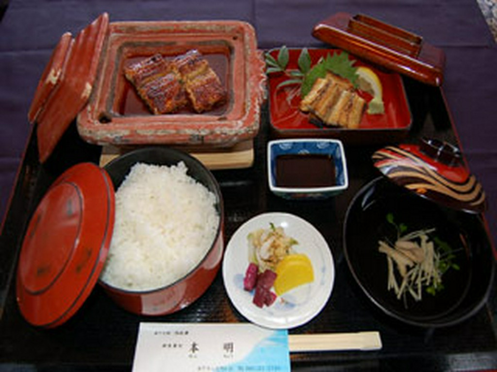 うなぎの二色定食