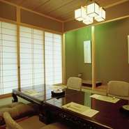 完全個室です。落ち着いてお食事ができます。