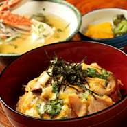 おいしいさざえと玉子の出会い