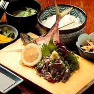 あじのたたき定食
