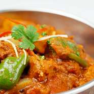 チキンテッカと野菜