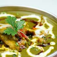 ほうれん草とチキン