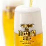 専用機材で樽生ビールに近い味わいを再現しました！クリーミーな泡をお楽しみください。