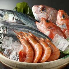 三島で獲れた新鮮魚介類