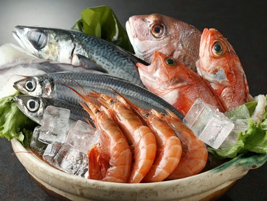 海からの恩恵をたっぷりと味わえる「魚介類」
