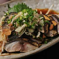 〆鯖叩き土佐造り