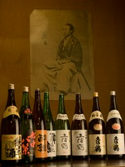 土佐の地酒、日本酒、焼酎各種ご用意しております