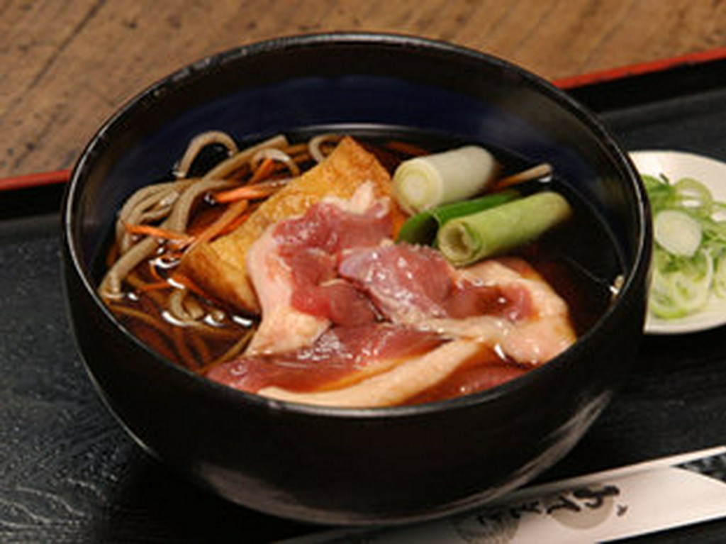 あったかい　かも南蛮そば