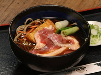 あったかい　かも南蛮そば