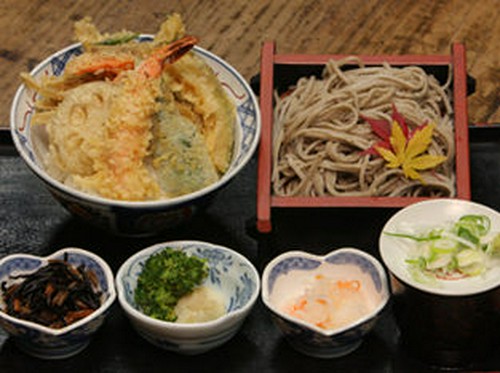 おそばと天丼のよくばりセット