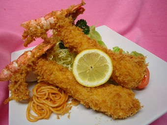 ジャンボエビフライ（A）2本付