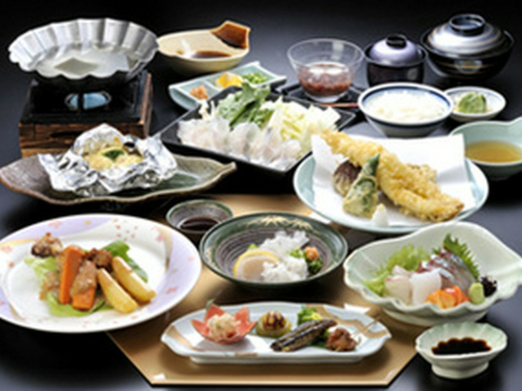 新鮮なものばかり！季節の会席料理