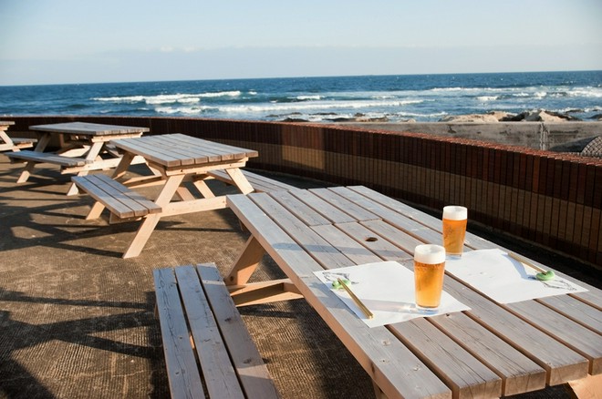 テラス席がある