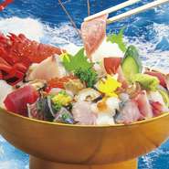 登録商標　「王様丼」キングオブ丼！日本一の海鮮丼に輝きました