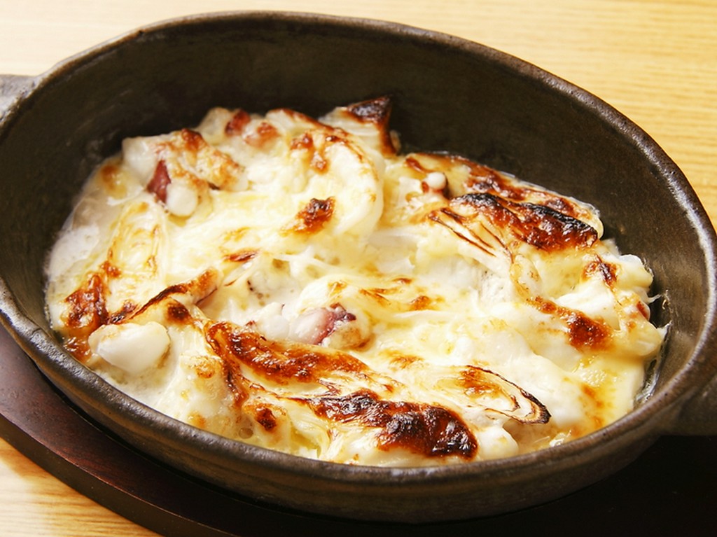 ネギとの相性が抜群！『げそマヨ焼き』