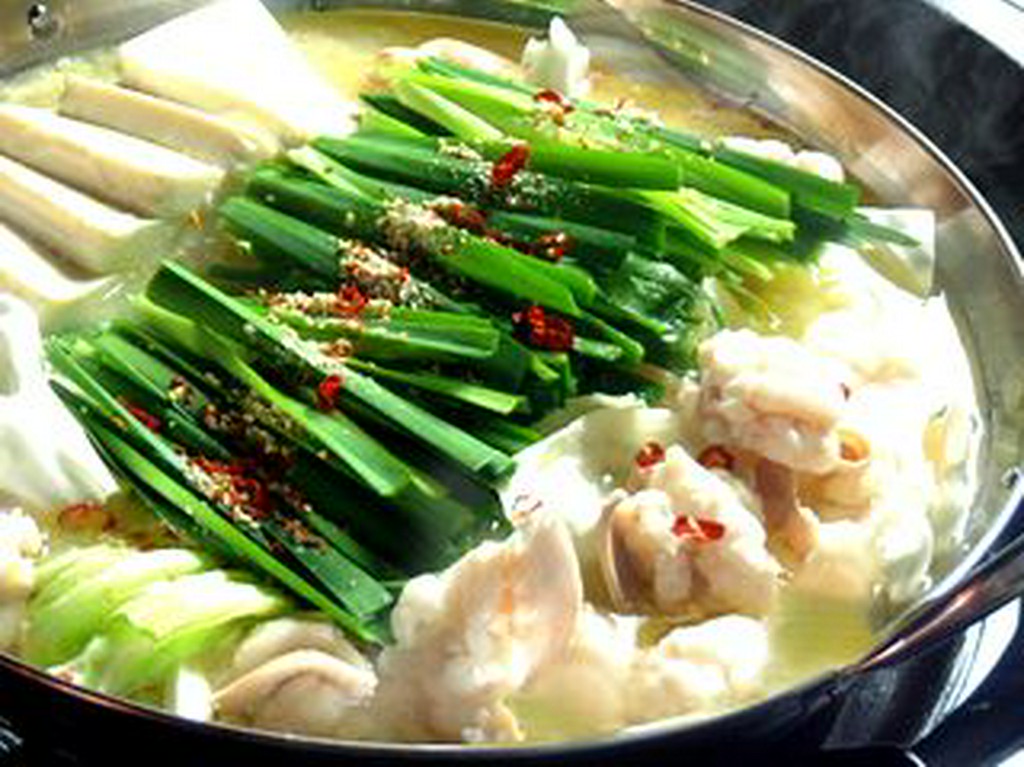 素材にこだわったもつ鍋も人気！