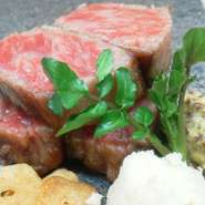 北海道　十勝黒毛和牛を使った料理が楽しめます

