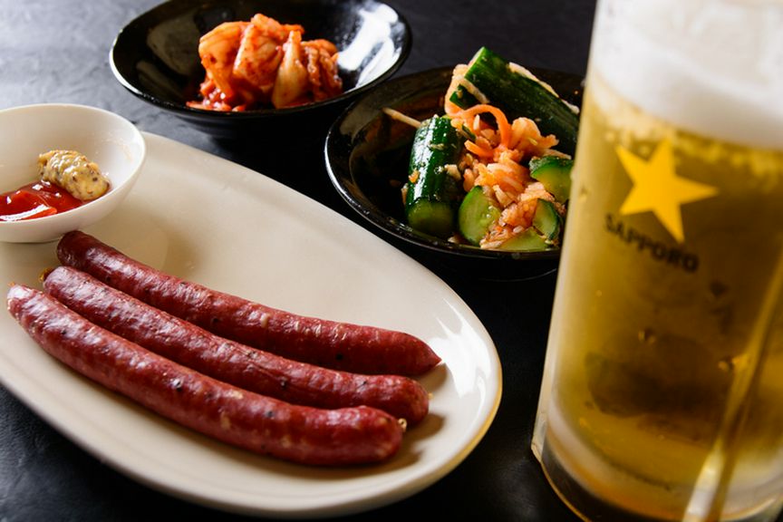 黒生と『特製牛タンウィンナー』で気分はまるでドイツ