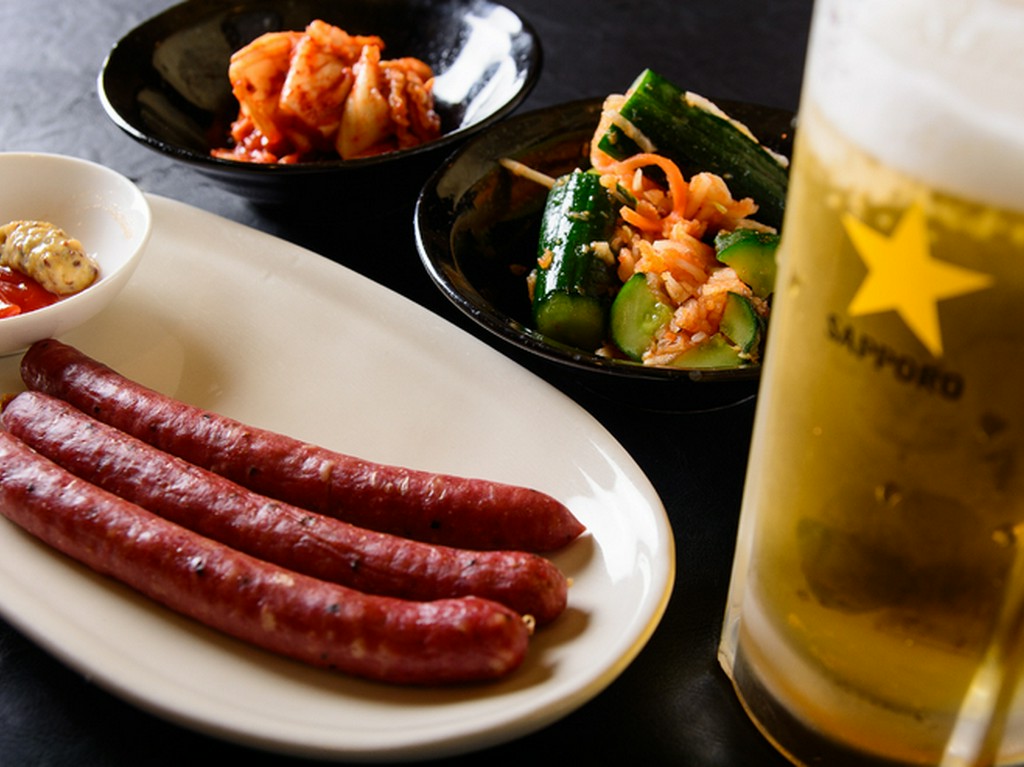 黒生と『特製牛タンウィンナー』で気分はまるでドイツ