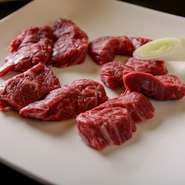牛の横隔についたやわらかい肉