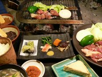 山菜の付出し
鶏
だご汁
きびめし