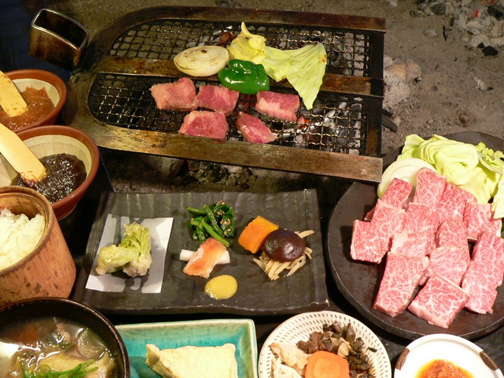 あか牛の耕焼定食