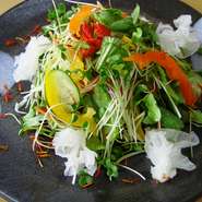・海藻サラダ ￥480
・トマトサラダ ￥580
・薬膳サラダ ￥680
＊写真は薬膳サラダのイメージです