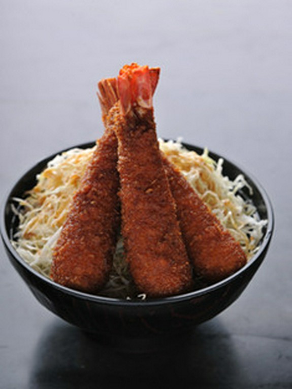 エビ丼　エビ3本