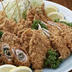 宴会は予算に合わせて、とんかつや揚げ物以外にも対応可能です