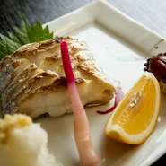 塩焼き、照り焼き、西京焼き、煮付けなど、旬の魚でおつくりします。