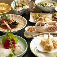 コースは5,800円からご用意できます。予算、好きな食べ物などお好みにも対応いたします。