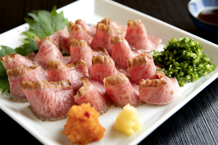 [Hanamoe Course] A5 Japanese Black Beef Sirloin Steak or Grilled Seared Beef with Kaiseki Full Course of 9 Dishes