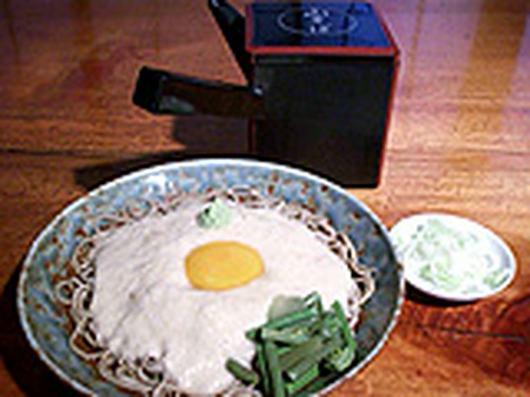 「冷し山芋そば」