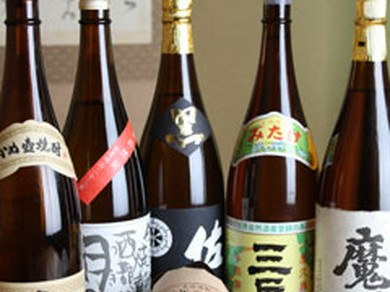 入手の難しい銘酒も各種取り揃えています